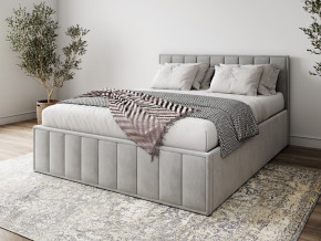 Кровать 1800 Лана серый велюр в Усолье - usole.magazinmebel.ru | фото