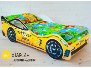 Кровать детская машина Такси в Усолье - usole.magazinmebel.ru | фото