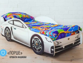 Кровать детская машинка Порше в Усолье - usole.magazinmebel.ru | фото