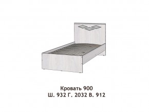 Кровать Диана 900 в Усолье - usole.magazinmebel.ru | фото - изображение 2