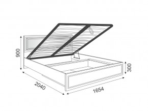 Кровать с мягкой спинкой Беатрис 11 Дуб млечный в Усолье - usole.magazinmebel.ru | фото - изображение 2
