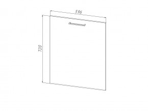 П 60 Комплект для посудомоечной машины 600 мм (цоколь + фасад) ЛДСП в Усолье - usole.magazinmebel.ru | фото