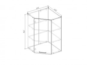 ВУ9 Модуль верхний Угловой МВУ9 в Усолье - usole.magazinmebel.ru | фото